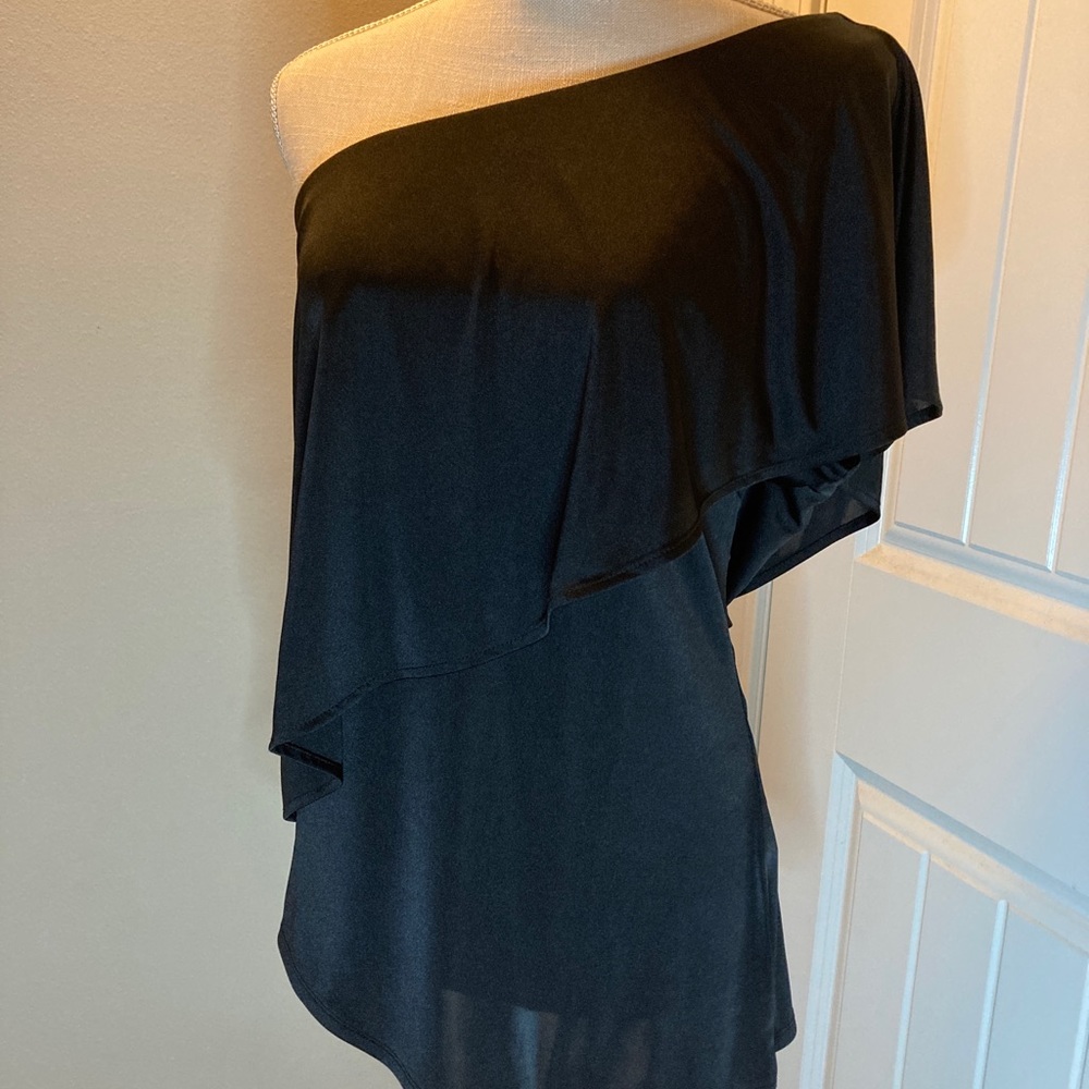 White House Black Market One Shoulder Blouse